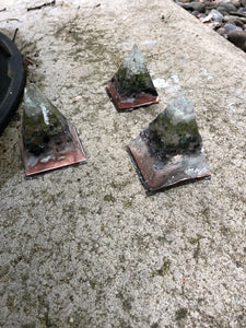Orgone Pyramid built to the Golden (PHI) ratio's Very powerful to protect from harmful frequencies and energies
