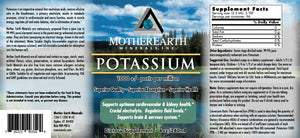 Potassium 8 oz  Mother Earth Minerals
